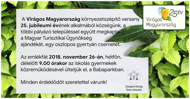 Emlékfaültetés